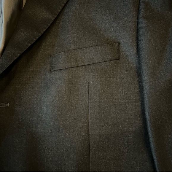 Culwell & Son Gentlemen's Apparel Dallas Texas Black Wool Suit Blazer - Picture 5 of 13